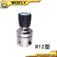 Air gas one stage diaphram pressure regulator